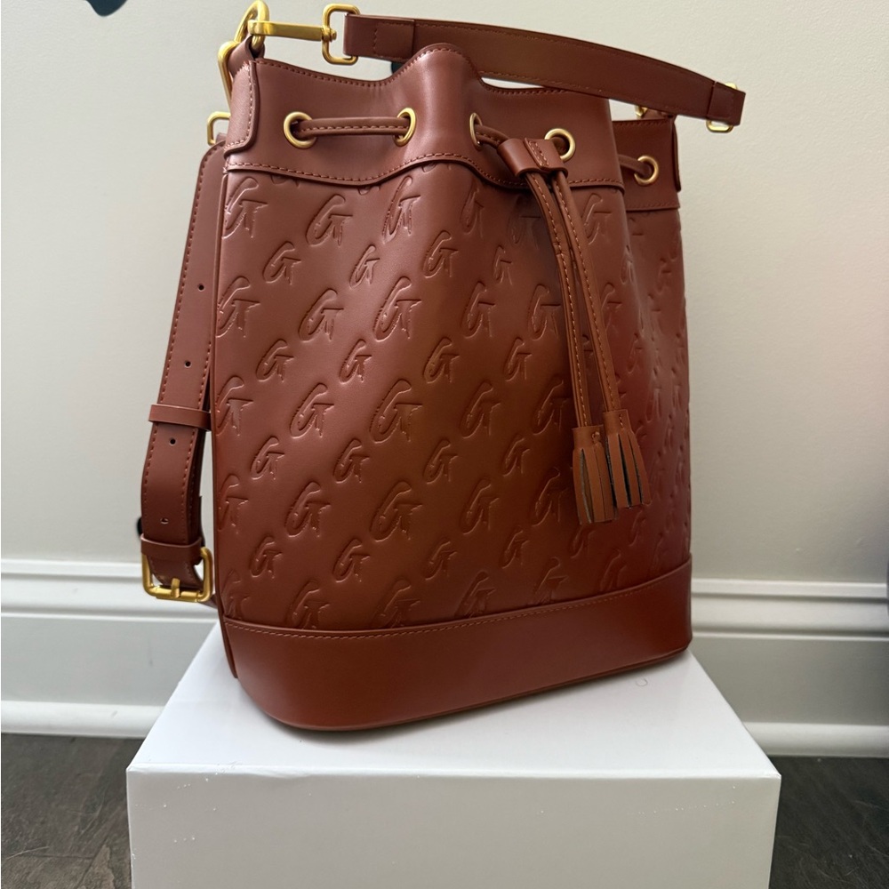Glamaholic Lifestyle Large Brown Bucket Bag